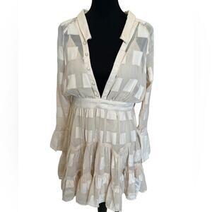 New ~ ASOS ~ Jacquard Check Plunge Neck Mini Dress With Belt 2 ~ ADORABLE